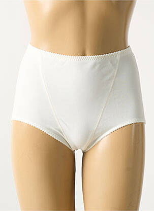 Culotte haute stretch blanc ANITA femme