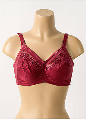 Soutien-gorge sans armature haut soutien-gorge emboitant rouge ANITA femme