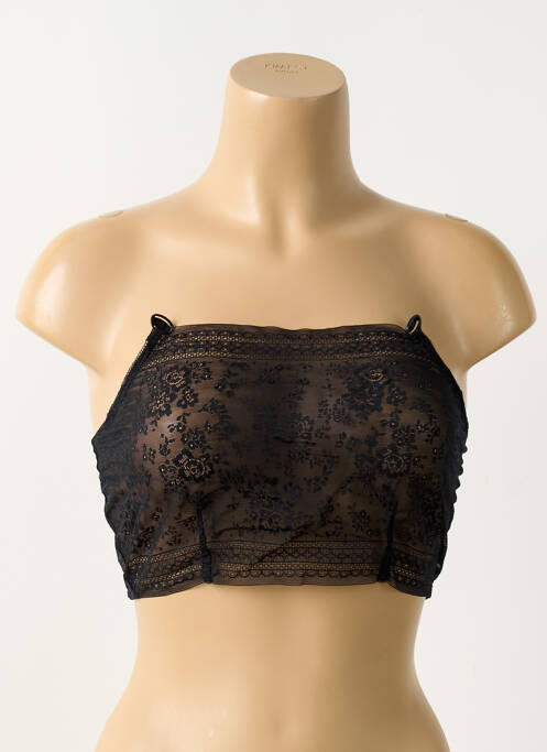 Soutien-gorge sans armature haut bandeau noir ANITA femme