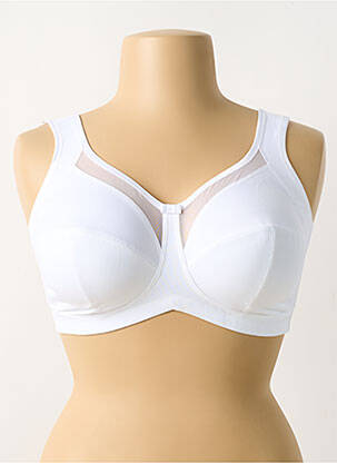 Soutien-gorge sans armature sans armature blanc ANITA femme