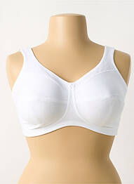 Soutien-gorge sans armature haut soutien-gorge emboitant blanc ANITA femme