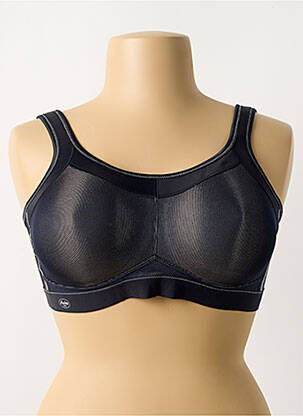Soutien-gorge effet matière satinée haut soutien-gorge emboitant noir ANITA femme
