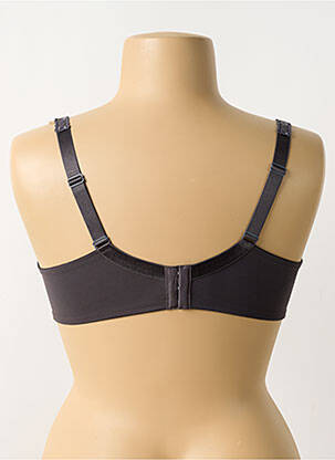 Soutien-gorge effet matière satinée haut soutien-gorge emboitant gris ROSA FAIA femme
