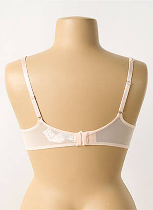 Soutien-gorge effet matière satinée haut soutien-gorge emboitant beige ROSA FAIA femme