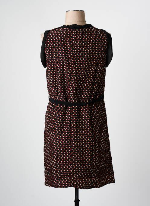 Robe mi-longue noir ARELINE femme