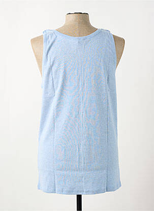 Débardeur tissage chiné sans manche bleu ARMOR LUX homme