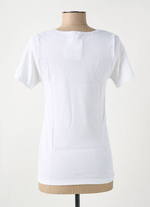 Top/Caraco blanc ACHEL pour femme