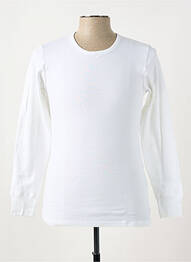 T-shirt coupe cintrée manches longues blanc ARMOR LUX homme