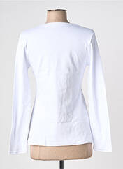 Top/Caraco blanc AVET femme seconde vue