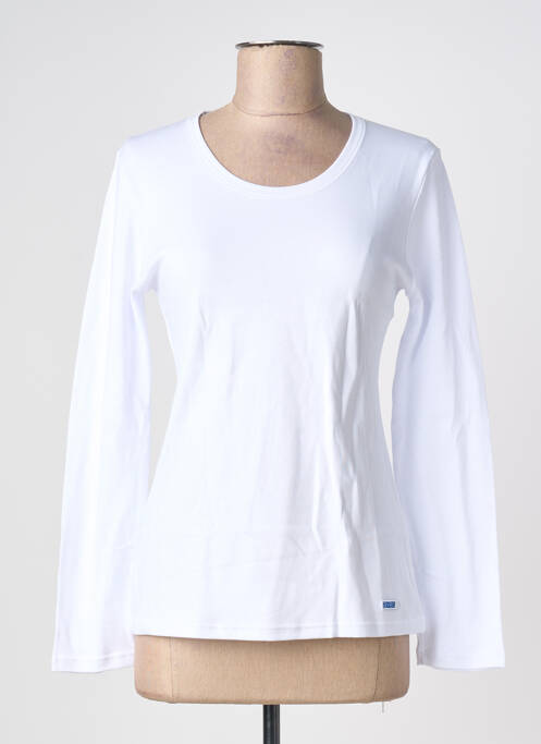 Top/caraco tissage jersey blanc AVET femme