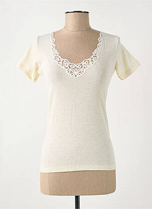 Top beige MORETTA pour femme