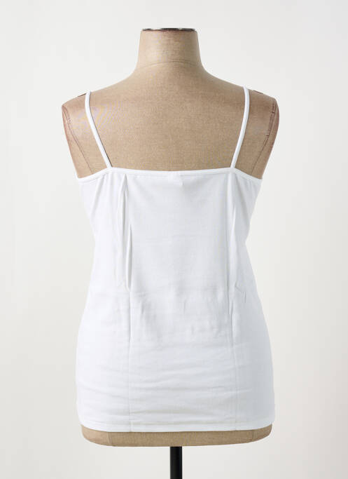 Top/Caraco blanc ACHEL pour femme