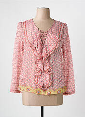 Blouse rouge ARELINE pour femme seconde vue