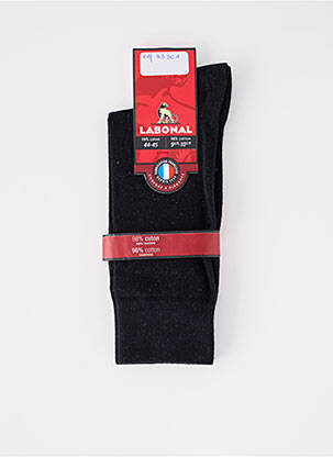 Chaussettes noir LABONAL pour homme
