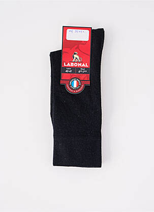 Chaussettes noir LABONAL pour homme