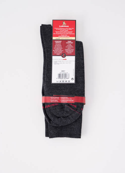 Chaussettes gris LABONAL pour homme