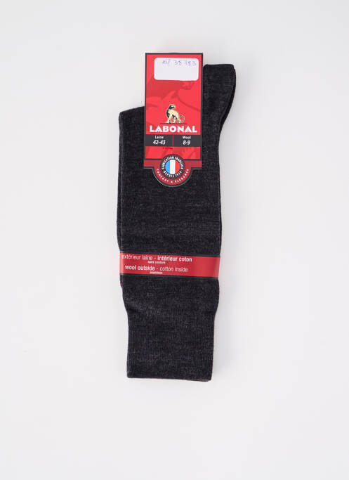 Chaussettes gris LABONAL pour homme