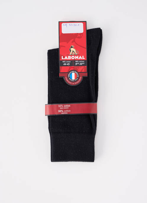 Chaussettes noir LABONAL pour homme