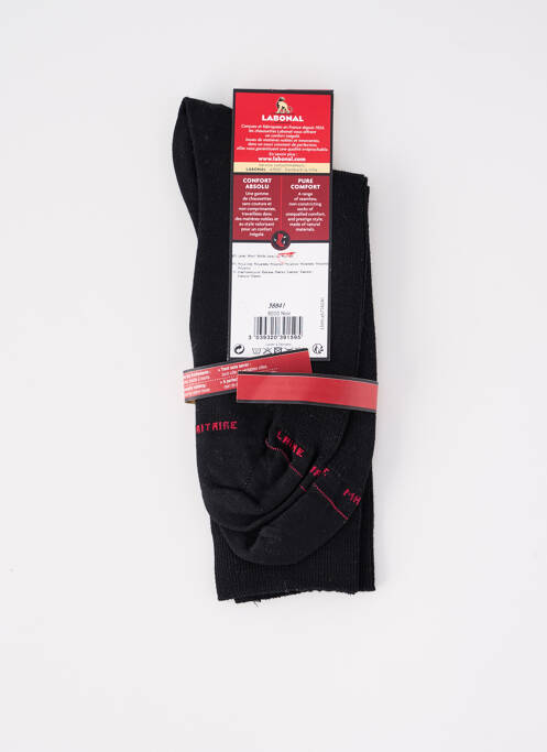 Chaussettes noir LABONAL pour homme