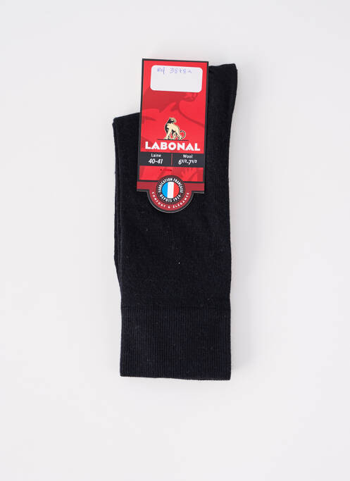 Chaussettes noir LABONAL pour homme