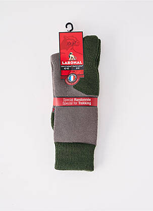Chaussettes vert LABONAL pour homme