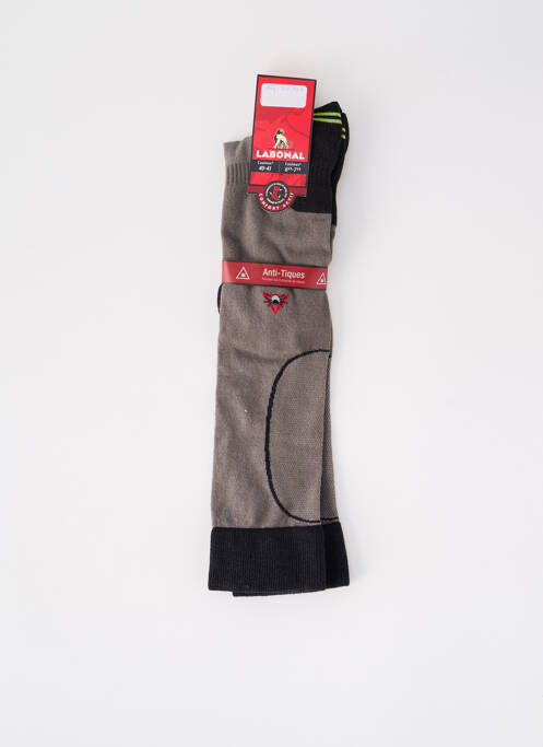 Chaussettes gris LABONAL pour homme