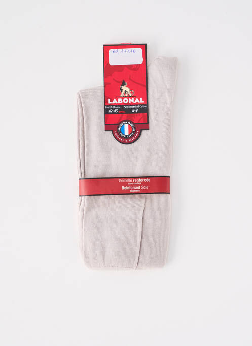 Chaussettes gris LABONAL pour homme