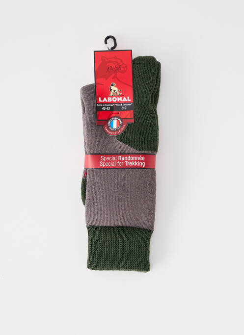 Chaussettes vert LABONAL pour homme