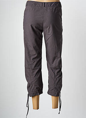 Pantacourt coupe droite taille normale gris ARELINE femme