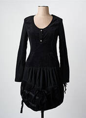 Robe mi-longue noir ARELINE pour femme seconde vue