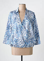 Blouse bleu ARELINE pour femme seconde vue