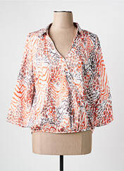 Blouse orange ARELINE pour femme seconde vue