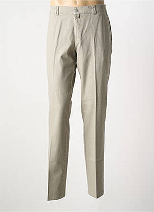 Pantalon chino tissage popeline taille basse gris BRUNO SAINT HILAIRE homme