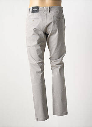 Pantalon droit tissage chiné taille normale gris DELAHAYE homme