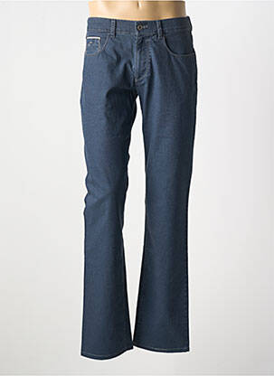 Jeans coupe slim poches taille normale bleu BRUNO SAINT HILAIRE homme