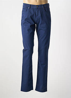 Jeans coupe slim poches taille normale bleu BRUNO SAINT HILAIRE homme