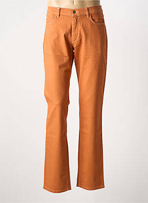 Jeans coupe slim poches taille normale orange BRUNO SAINT HILAIRE homme