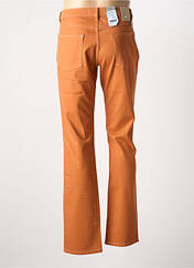 Jeans coupe slim orange BRUNO SAINT HILAIRE pour homme seconde vue
