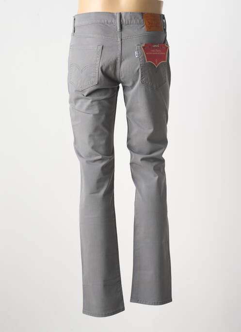 Jeans coupe slim poches taille normale gris LEVIS homme