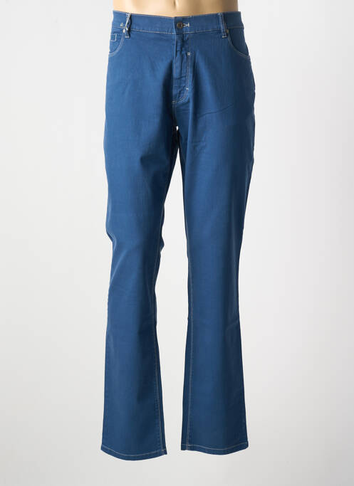 Jeans coupe slim bleu BRUNO SAINT HILAIRE pour homme