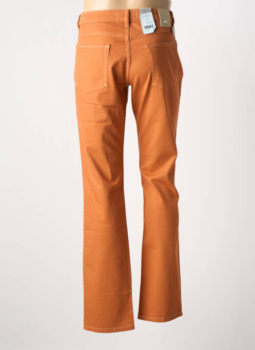 Jeans coupe slim orange BRUNO SAINT HILAIRE homme