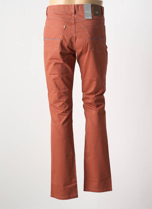 Jeans coupe slim orange BRUNO SAINT HILAIRE homme