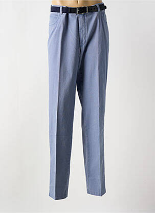 Pantalon chino taille basse taille basse bleu M.E.N.S femme