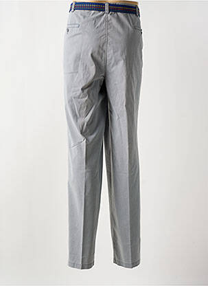 Pantalon chino tissage popeline taille normale gris M.E.N.S femme