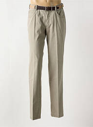 Pantalon chino tissage chiné taille normale marron M.E.N.S homme