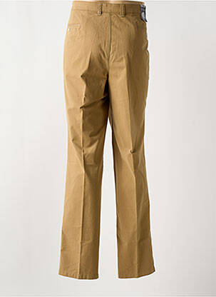 Pantalon chino tissage popeline taille normale marron M.E.N.S homme