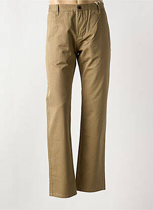 Pantalon chino tissage popeline taille normale marron DOCKERS homme