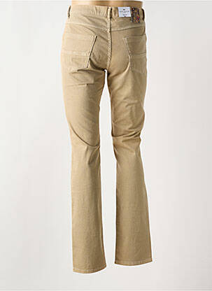 Jeans coupe slim poches taille normale beige BRUNO SAINT HILAIRE homme