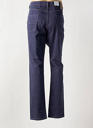 Jeans coupe slim poches taille normale bleu BRUNO SAINT HILAIRE homme