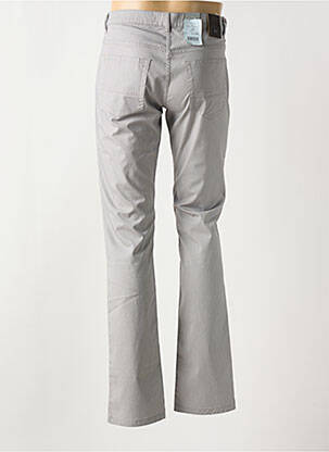 Jeans coupe slim poches taille normale gris BRUNO SAINT HILAIRE homme